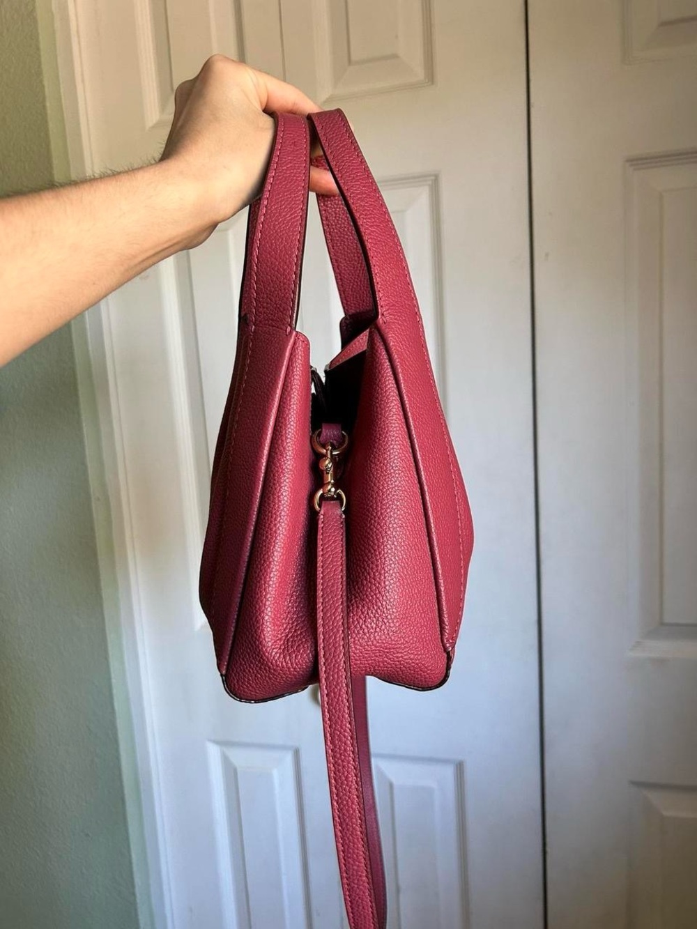 Coach Hadley Hobo 21 in Dusty Pink - Picture 3 of 8